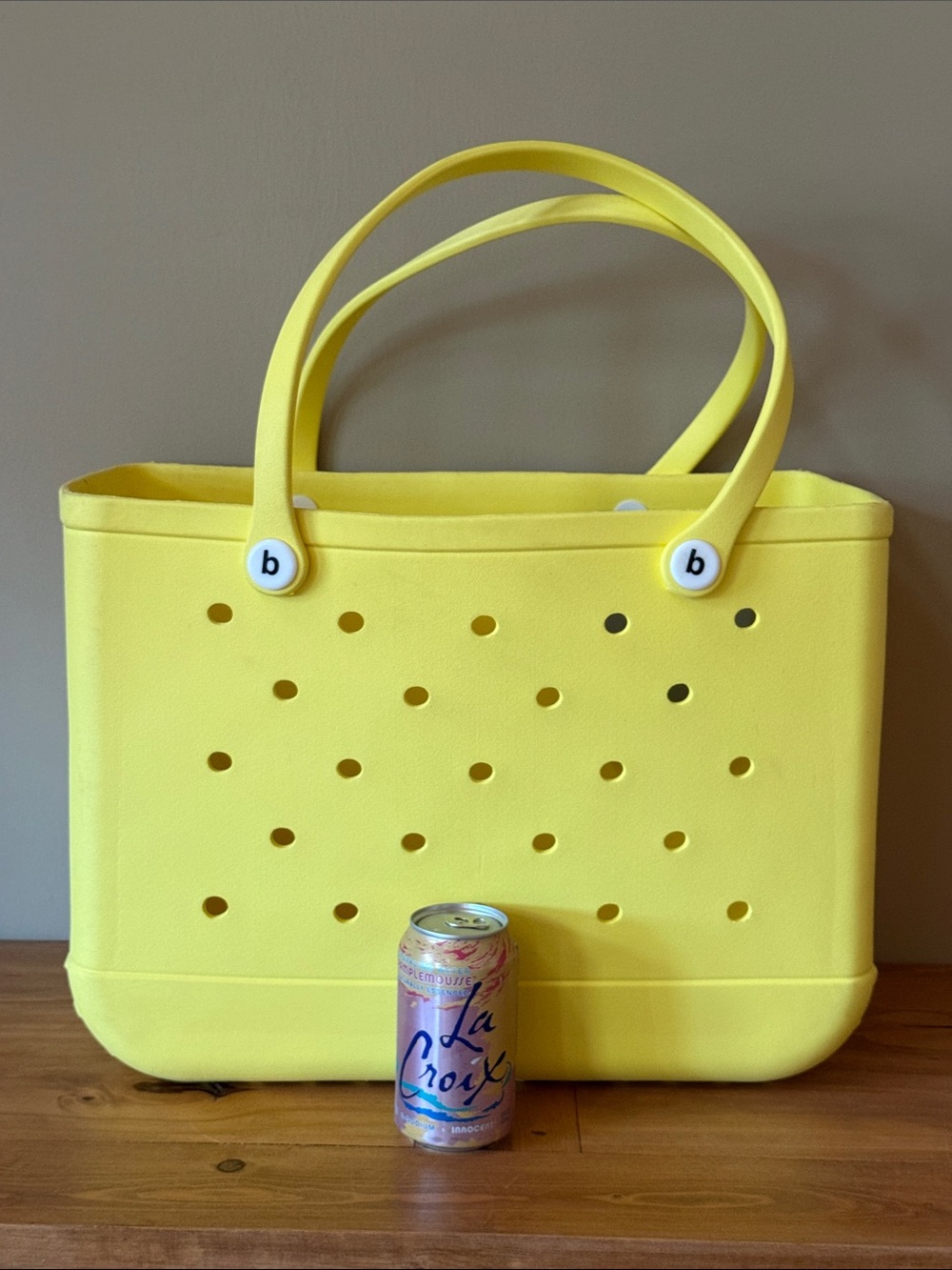 ORIGINAL BOGG BAG YELLOW- LARGE-with $25 phone holder-limoncello